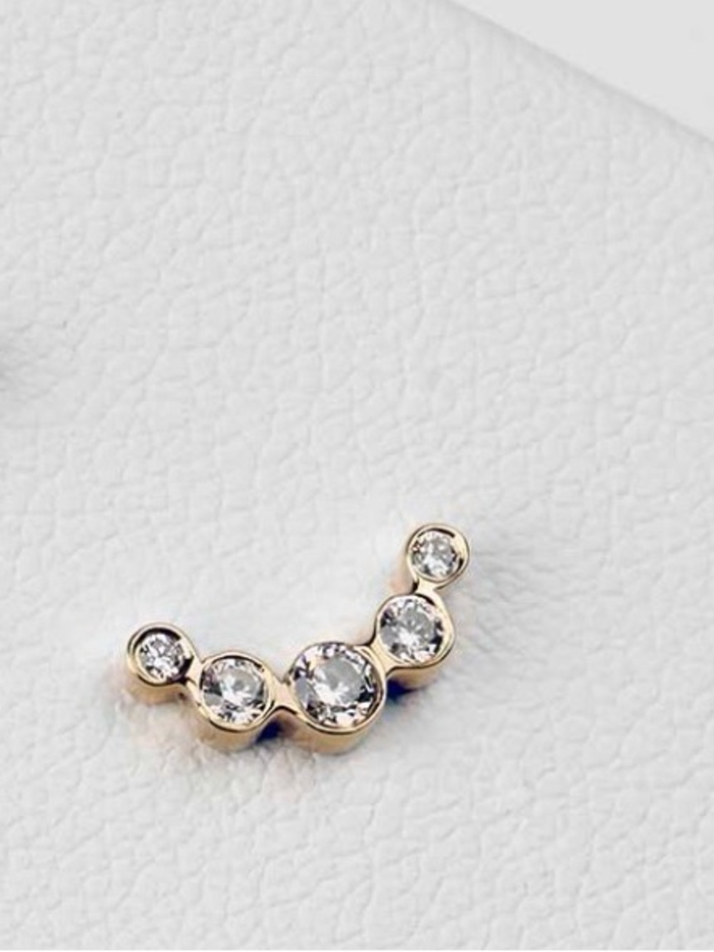 NorVoch14k Gold Cubic Zirconia Cluster Ear Jewelry Ends